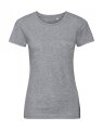 Dames T-shirt Organisch Russell R-108F-0 Light Oxford